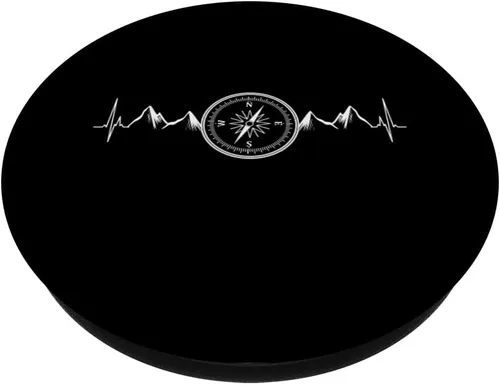 Miniatura 2 de Brújula Heartbeat Hiker Trek - PopSockets intercambiables para escalada de montaña