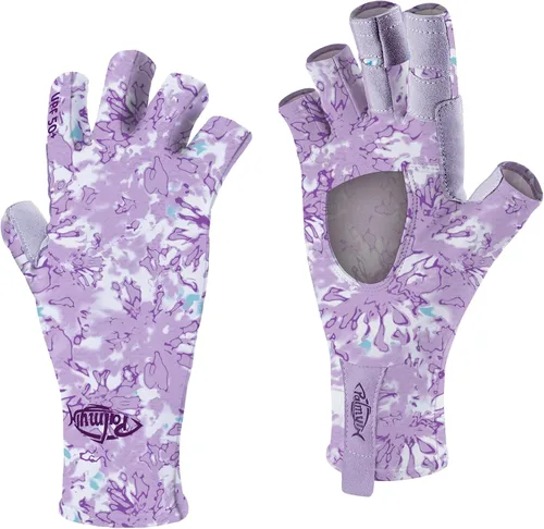 Miniatura 14 de Palmyth Guantes de pesca sin dedos con protección UV, UPF50+, guantes de sol para hombres y mujeres para kayak, senderismo, remo, conducción