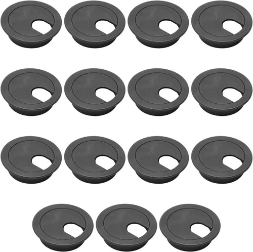 Miniatura 26 de MroMax Ojales de escritorio de plástico de 1.38 pulgadas (1.378 in), para organizar los ojales de escritorio, organizador de cables para el hogar