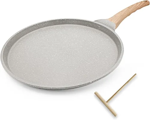Miniatura 10 de Sartén para Crepes de 8 pulgadas, Sartén Antiadherente para Crepes Omelette Tortillas Panqueques Crujientes, Sartén Dosa Tawa para Tortillas