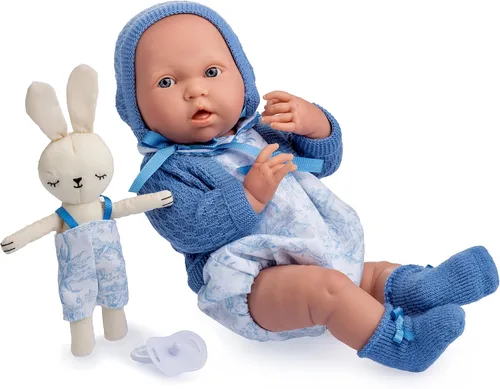 Miniatura 6 de JC Toys - La Recién Nacida Colección Real Muñeca bebé anatómicamente correcta de 15" de vinilo Diseñada por Berenguer, fabricada en España