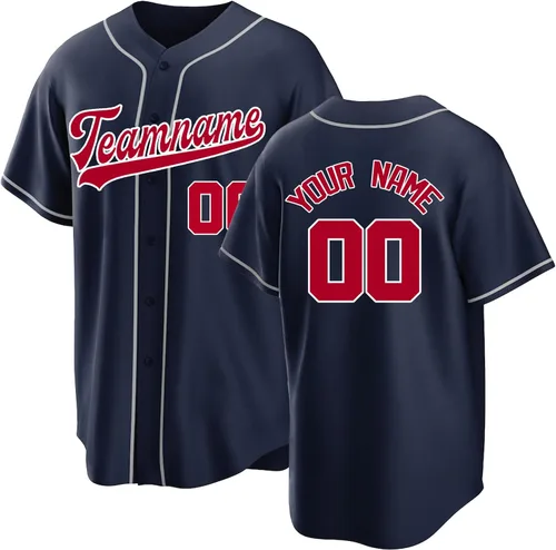 Miniatura 8 de Camiseta de béisbol personalizada cosida con el nombre del equipo, número de equipo, camisas con logotipo, uniforme deportivo impreso para hombres