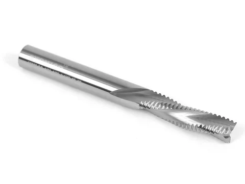YONICO Fresa de extremo más rugosa del CNC del carburo sólido del carburo del espiral 3 de la flauta 3/8 de pulgada de diámetro 3/8-Inch Shank