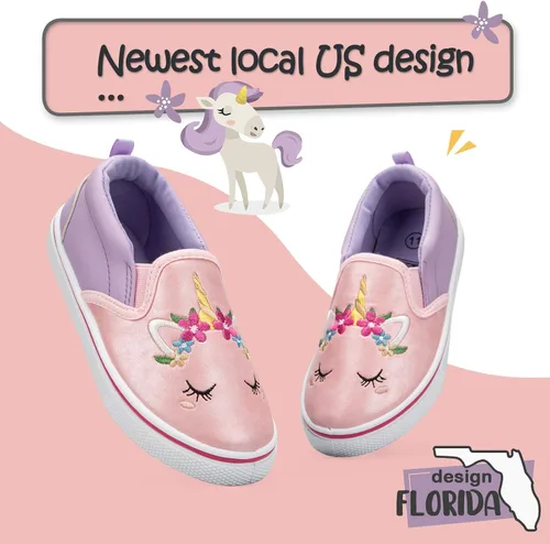 Miniatura 2 de K KomForme Zapatos de lona para correr y caminar para niños pequeños