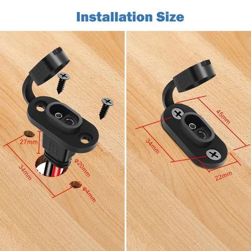 Miniatura 5 de Linkstyle 2 piezas de enchufe de alimentación SAE de 1 pie 10 AWG puerto de pared lateral a conector de junta tórica, cable de extensión SAE