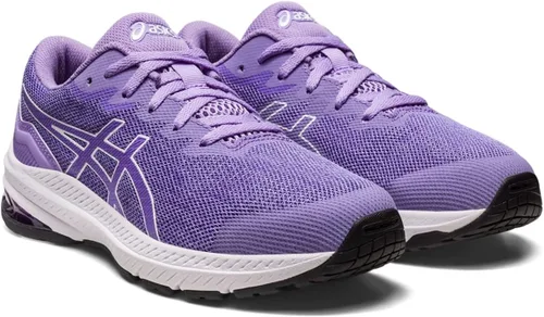 Miniatura 2 de ASICS GT-1000 11 Grade - Tenis de correr para niños, NegroRojo Eléctrico