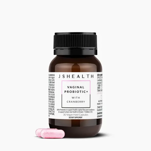 Miniatura 2 de JSHealth Probiótico vaginal para mujeres. Probiótico estable para la salud urinaria y vaginal. Cepas de arándanos y lactobacilos. Formulado por