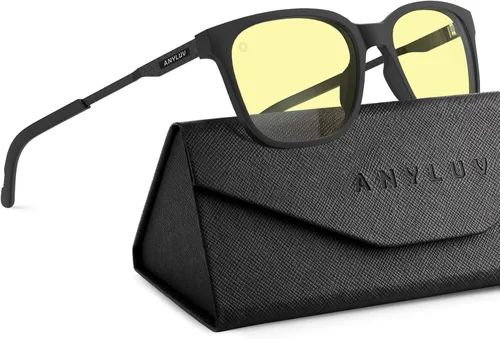 Miniatura 9 de ANYLUV Blue Light Glasses for Men, Lightweight Computer Gaming Glasses, Stylish Anti Eyestrain Blue Light Blocking Men
