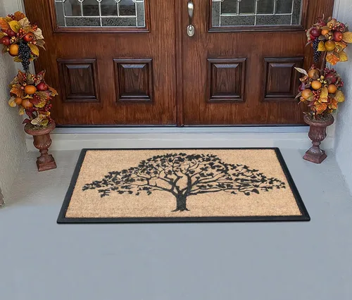 Miniatura 156 de A1HC Tapete para Puerta de Fibra de Coco Natural y Caucho, 30"x48" – Grueso, Duradero, Resistente, Anti-Desprendimiento, Resistente a