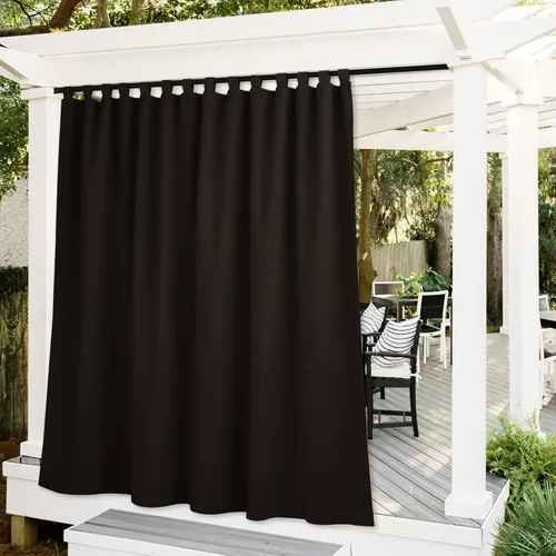 Miniatura 26 de RYB HOME - Cortinas opacas para interior y exterior, cortinas para patio o terraza, cortinas exteriores con pestaña Crema Beige