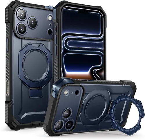 Miniatura 15 de SUPCASE Funda para iPhone 17 Pro Max con Soporte (Unicorn Beetle Grip), [Cubierta de Control de Cámara] [Compatible con MagSafe]