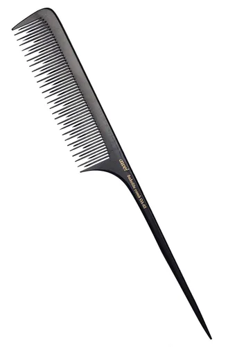 PERFEHAIR Peine para cabello fino, antiestático largo de baquelita, herramienta de peine de cola de rata de baquelita para peinar la espalda,