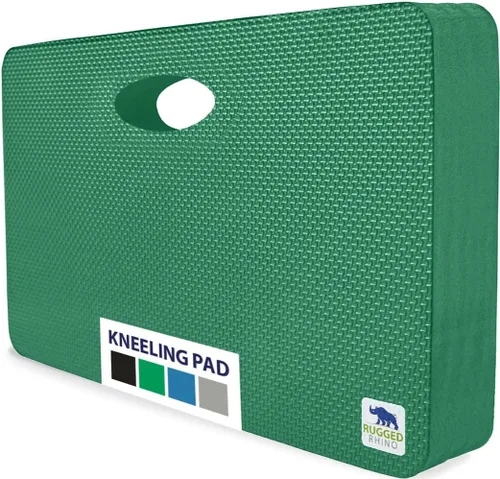 Miniatura 14 de RUGGED RHINO Rodilleras gruesas absorbentes de golpes, soporta hasta 300 libras, protege las rodillas de superficies de hormigón duro, para Negro