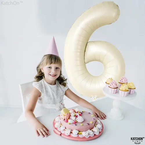 Miniatura 1273 de KatchOn, Globo grande azul número 2 de 40 pulgadas Decoraciones de cumpleaños de Baby Shark para niño de 2 años Globo azul número 2 Globo
