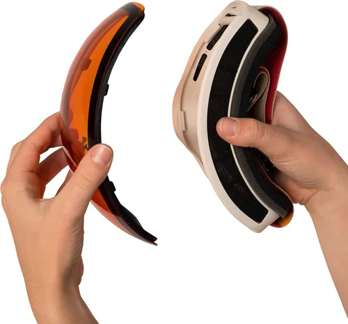 Miniatura 4 de Retrospec G2 - Gafas de esquí y snowboard para hombres y mujeres, con bloqueo magnético 100% UV, lentes antiarañazos y antivaho para protección