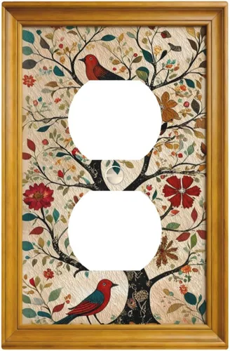 Miniatura 71 de Decorativo Arte Interruptor de Luz Cubiertas de Pintura al óleo Estilo Flores Placa de Pared de Interruptor de Interruptor Decorativo Placa