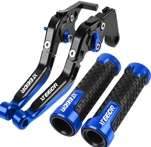 DOUKI Para Yamaha XT660R 2004-2016 Palancas de embrague de freno plegables para motocicleta, embrague de freno ajustables, accesorios CNC con
