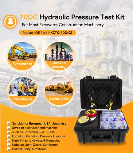 Miniatura 2 de Kit de acoplamiento de prueba de presión hidráulica 70DC