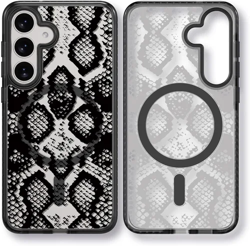 Miniatura 175 de Rosarnnah Funda compatible con Samsung Galaxy S24 Ultra, bonita estética, a la moda, divertida funda con estampado de gatito y gato, duradera a