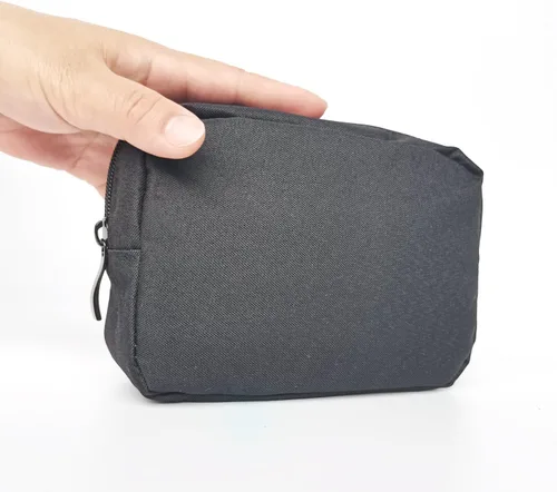 Miniatura 6 de Pequeña bolsa de maquillaje para bolso, paquete de 2 bolsas de viaje con cremallera, mini organizador portátil versátil para artículos de tocador