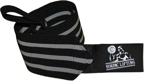 Miniatura 4 de Nordic Lifting Wrist Wraps Super Heavy Duty (1 Pair/2 Wraps) 24" Support for Weight Lifting Powerlifting Gym Cross Training- Weightlifting