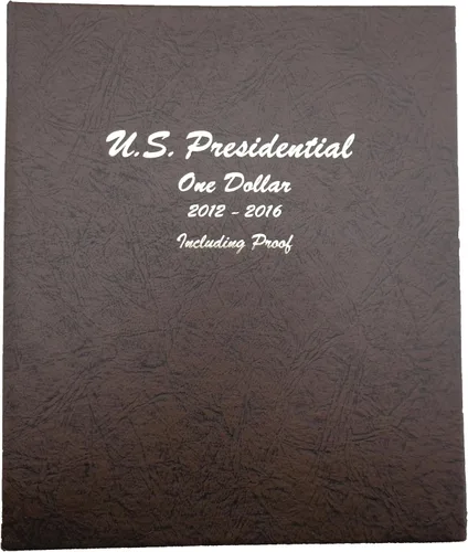 Miniatura 13 de Dansco Álbum Presidencial de Moneda del Dólar con Pruebas 2007-2011 Volumen 1#8184 con funda