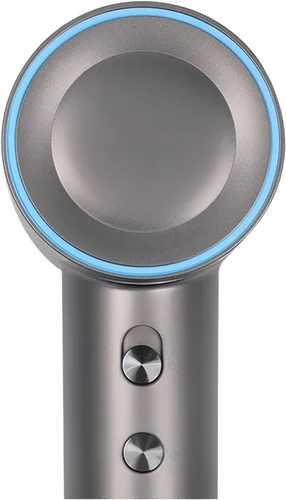Secador de pelo de alta velocidad, motor sin escobillas de 160,000 RPM para secado ultrarrápido, negativo iónico de 1,640.4 ft para reducir el Gris