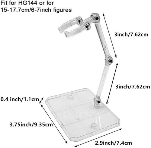 Miniatura 5 de TEAMWILL Soporte de soporte ajustable para figura de acción, 12 uds