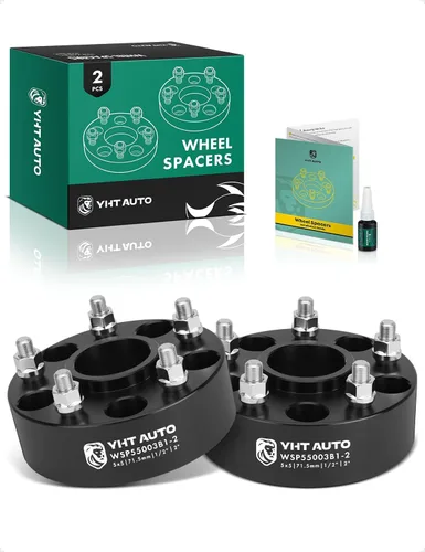 Miniatura 12 de YHTAUTO Espaciadores de rueda centrados en el cubo de 5x5 de 1.25 pulgadas para Jeep Grand Cherokee XK WJ WK JK JL 1999-2010, Wrangler 2007-2018