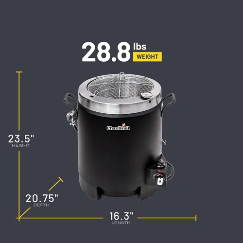 Miniatura 6 de Freidora para pavos, sin aceite, 1, Negro