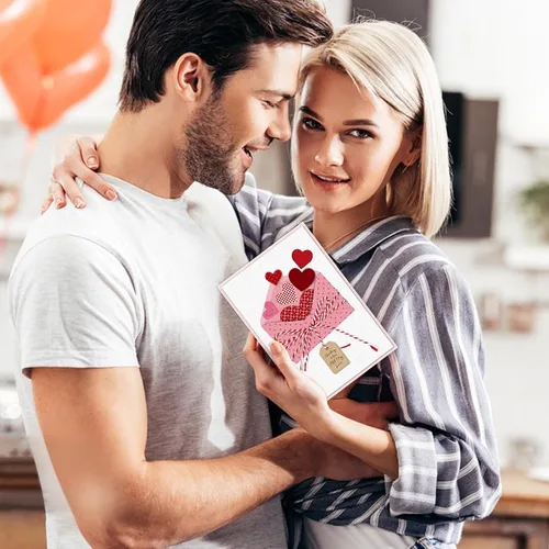 Miniatura 2 de FLYAB Tarjeta de San Valentín con sobre, corazones 3D, regalos para el día de San Valentín, cumpleaños, aniversario, tarjeta del día de la madre