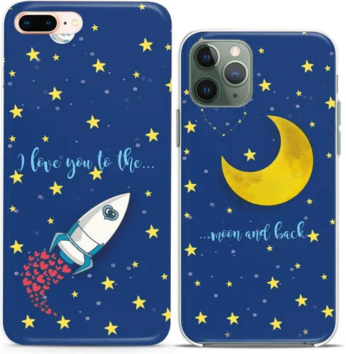 Miniatura 10 de Fundas a juego para parejas compatibles con iPhone 16 15 14 13 12 11 Pro Max Mini Xs X 6s 8 Plus 7+ Xr 10 SE 5 Game Player Relación Amigo Novio