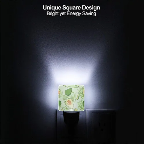 Miniatura 5 de Luz nocturna enchufable con sensor inteligente del atardecer al amanecer, luz nocturna LED blanca para dormitorio, baño, cocina, pasillo, escaleras