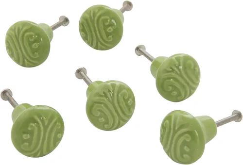 Miniatura 38 de Dritz Home - Manija para puerta de hierro fundido de diseño de aves, Dorado, 47064A
