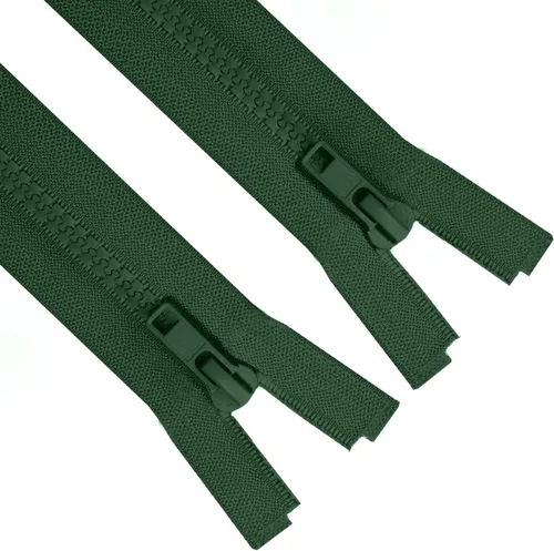 Miniatura 8 de Sawoake 2PCS #5 5 Inch Separating Jacket Zippers for Sewing Coats Jacket Zipper Beige Molded Plastic Zippers Bulk Tailor DIY Sewing Tools for