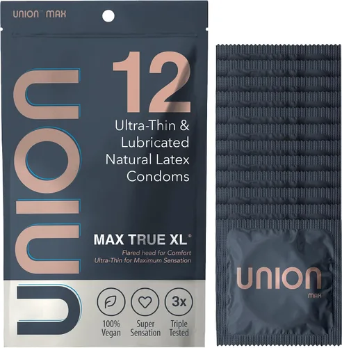 Miniatura 10 de UNION SNUG (49mm) 36 unidades, Látex natural, Ultradelgado, Lubricado, Varilla recta