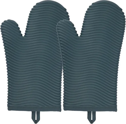 Miniatura 14 de YUTAT Silicone Oven Mitts,Heat Resistant 500F Kitchen Mitts 2PCS,Waterproof Cooking Gloves with Soft Polyester Filling for Kitchen Cooking Baking