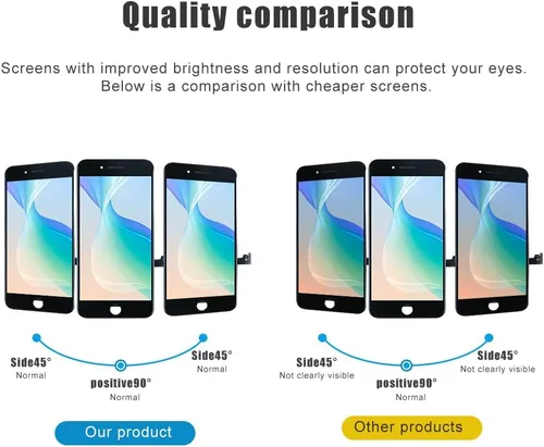 Miniatura 5 de Kit de reemplazo de pantalla para iPhone SE 2022/3ª generación, pantalla LCD de 4.7 pulgadas, conjunto de digitalizador táctil 3D con adhesivo