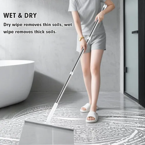 Miniatura 4 de Escurridor de Goma para Pisos de Superficie Lisa de Concreto, Piso de Azulejos, Escurridor de Piso Resistente para Garaje y Ducha para Remover Agua