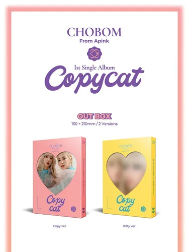 Miniatura 5 de APINK CHOBOM CHORONG & BOMI COPYCAT 1st Single Album KITTY Version. K-POP SEALED
