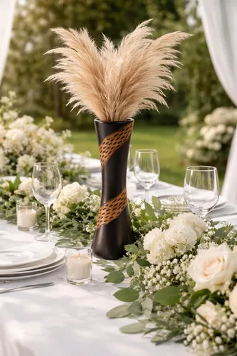 Miniatura 3 de AeraVida Jarrón de madera de árbol de mango en espiral grabado a mano tallado a mano para estante de mesa y decoración del hogar
