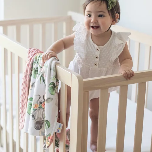 Miniatura 9 de Honey Lemonade - Manta de bebé de felpa suave y ligera de punto minky para recién nacido de 30 x 40 pulgadas - Manta suave para niños y niñas