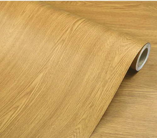 Miniatura 6 de REDODECO Papel adhesivo de grano de madera para despegar y pegar para muebles, papel tapiz para armarios, estantes, 15.8 x 98 pulgadas (marrón)