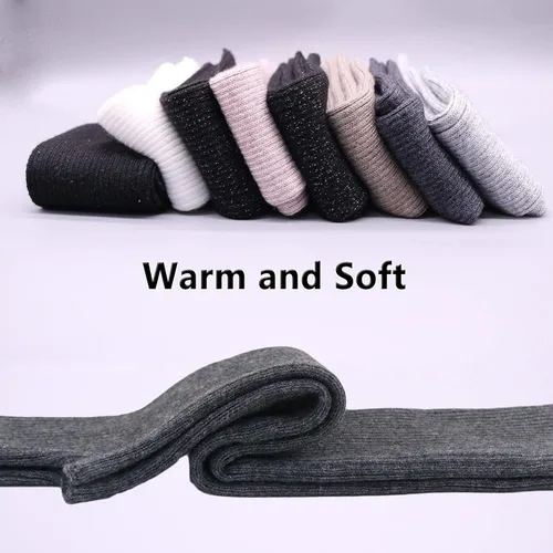 Miniatura 36 de Facecozy Calentadores de brazos para mujer, mezcla de lana de cachemira, guantes largos sin dedos para mujer, guantes para clima frío con agujero