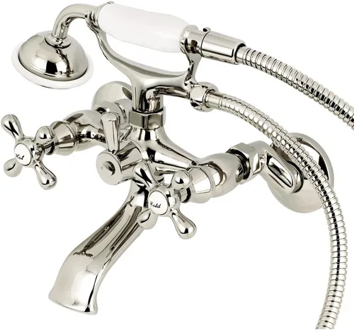 Miniatura 16 de Kingston Brass KS265 Clawfoot canilla para la bañera, KS265PB Latón pulido
