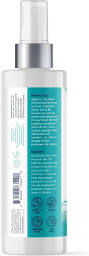Miniatura 6 de Natural Elephant Spray de aceite de magnesio del Mar Muerto para uso tópico 100% puro 6.7 onzas líquidas (paquete de 2) Promueve la relajación