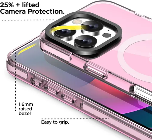 Miniatura 101 de AICase Funda protectora para iPhone 16 compatible con iPhone 16, delgada, ligera, transparente [no amarillenta] Diseño vibrante