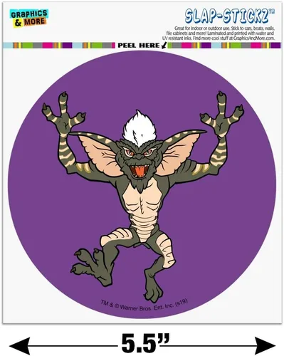 Miniatura 6 de Gremlins Stripe Automotive Car Window Locker Circle Bumper Sticker