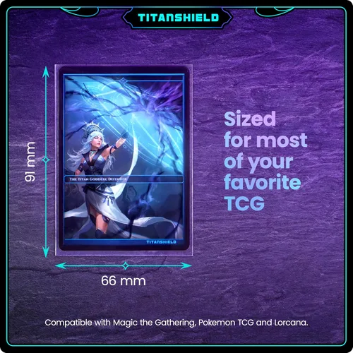 Miniatura 3 de TitanShield - Fundas Premium para Cartas Compatibles con Pokémon, One Piece, Lorcana, Flesh & Blood y Magic The Gathering MTG