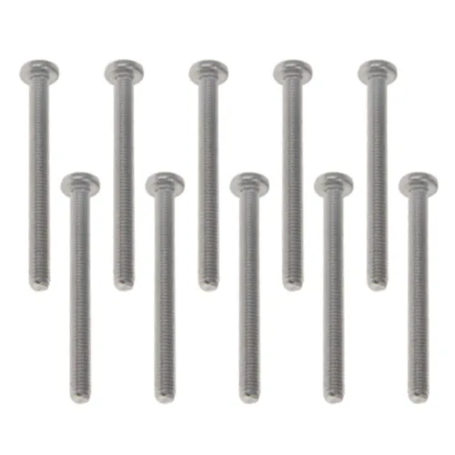 Miniatura 44 de MroMax 5 tornillos de máquina Phillips de cabeza plana M8 x 0.984 in, acero inoxidable 304 18-8, rosca completa, tornillos de cabeza cruzada gris